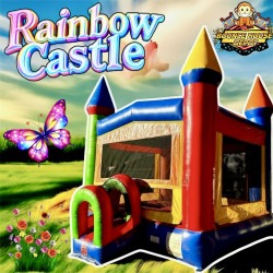 The Rainbow Castle Bounce House
